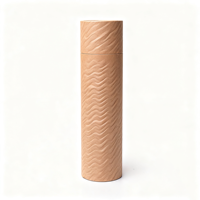 Tube d'emballage de bouteilles cosmétiques en carton rigide laminé mat personnalisé avec des matériaux recyclés pour boîte-cadeau de faux cils