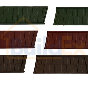 Ubin tahan cuaca batu dilapisi logam atap atap warna desain biaya instalasi - Product Image 5