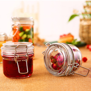 <span class=keywords><strong>Kilner</strong></span> 150-3800ml en Stock, tarro superior con Clip redondo, botella de almacenamiento de cocina transparente para alimentos, tipo más delgado, hermético, redondo, con Clip de cristal - Product Image 4