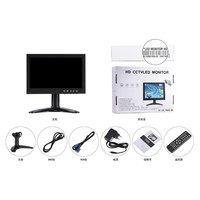 Pc Industrial Led montaje en pared pequeña pantalla de Pc 7 pulgadas Mini Monitor 1024*600 Pantalla de Monitor Cctv para sistema de seguridad