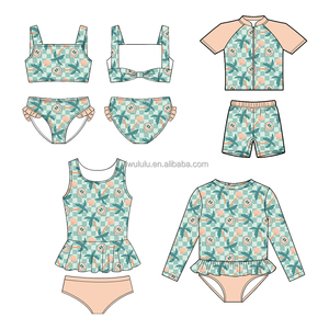 Maillot de bain pour enfants de haute qualité, imprimé floral, bas de maillot de bain, vêtements de plage pour bébés filles, pour enfants de tous âges - Product Image 3