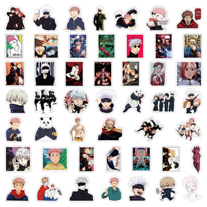 Paquete de 100 Pegatinas Japonesas de <span class=keywords><strong>Anime</strong></span>, Pegatinas de Vinilo Impermeables Personalizadas, Pegatinas de Dibujos Animados Japoneses para Impresión, Suministros para Álbumes de Recortes - Product Image 5