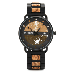 Reloj <span class=keywords><strong>de</strong></span> Madera Original <span class=keywords><strong>BOBO</strong></span> BIRD, Resistente al Agua, con Fecha Automática, Deportivo, <span class=keywords><strong>de</strong></span> Moda, Movimiento <span class=keywords><strong>de</strong></span> Cuarzo, Cristal <span class=keywords><strong>de</strong></span> la Marca Seiko - Product Image 3