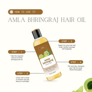 Nuevo Aceite Capilar Nutritivo y Reparador de Amla y Bhringraj, Más Vendido, con Efecto Engrosador y Estimulante del Crecimiento del Cabello - Product Image 2