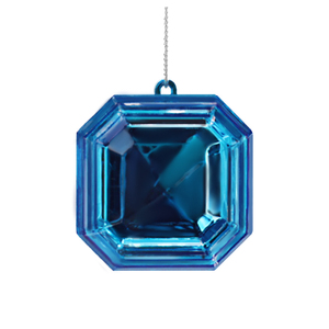 Chất Lượng Cao New Rõ Ràng Nhựa Cây Giáng Sinh Treo Trang Trí Ngọc Lục Bảo Đá Quý Hình Dạng Sequined Thạch Viên Ngọc Tinh Thể - Product Image 5