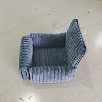 Lit pour animaux de compagnie rond en forme de fleur PAIPET pour chatons et petits chiens, lit pour chien en peluche doux et confortable, nid douillet pour chat