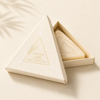 Emballage de savon en carton rigide personnalisé, boîte avec couvercle et base, impression de logo pour l'emballage de savon artisanal biologique en cadeau