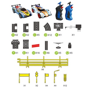 Bechotoy Đồ Chơi Điện Bài Nhạc Đua Xe Kép Đường Ray <span class=keywords><strong>Racer</strong></span> Đồ Chơi Thiết Lập Tốc Độ Trò Chơi Đồ Chơi Cho Trẻ Em Trẻ Em - Product Image 6