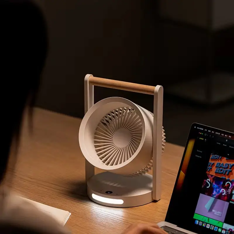 Multifunctional Electric Fan Strong Airflow &Quiet Operation Wireless Portable Home Quiet Ventilator Desktop Fan Air Cooler