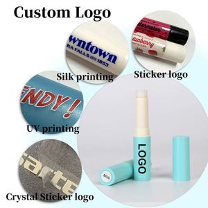 New Style Logo Flavoured Organic Coconut Oil Safe Ingredients Lip Gloss <b>SPF</b> 15 Vitamin E Nourished Smoothing Lip Lines Chapstick - Product Image 4