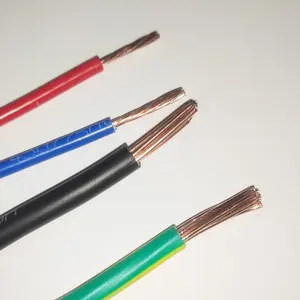 Kabel listrik H05V-K fleksibel terisolasi PVC 300/500V 1X1.0 mm2 kawat tembaga multi-untai