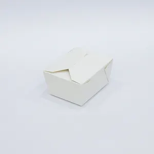 Vietnam Produces Disposable White Card Box Can Be Customized Food Grade Lunch Box