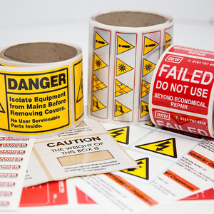 Tùy chỉnh 3 "x 2" Giấy Truyền nhiệt màu đỏ mong manh cảnh báo nhãn theo cách này lên địa chỉ vận chuyển bao bì mong manh 3x2 Nhãn dán nhãn - Product Image 6