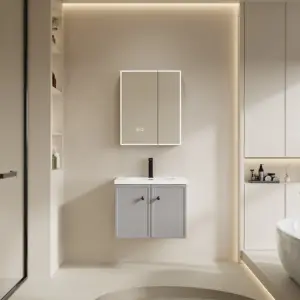 Toptan modern banyo lavabo kabin lavabosu yatak odası veya otel projesi için İtalyan tasarımcı tarafından set banyo vanity
