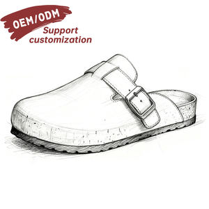 Sabots et mules tendance, personnalisés, en liège souple, vente en gros, créateur de mode, mules unisexes en cuir pour l'extérieur, chaussures en EVA - Product Image 1