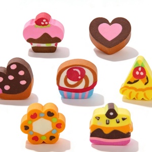 Goma de borrar de caucho con diseño de personajes de postres, papelería escolar kawaii para niños, linda y creativa, en oferta para el mercado nigeriano - Product Image 6