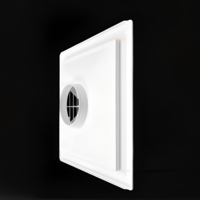 Grille d'air de retour amovible 600*600 pour plafond carré en aluminium ABS (quille intégrée)