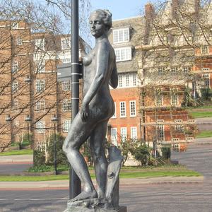 Escultura erótica de tamaño real para mujer, decoración de jardín, escultura de bronce desnuda, estatua artística de D & Z - Product Image 2