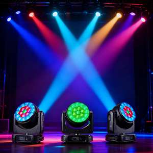 UNOXINE 19*40W RGBW Bee Eye LED Zoom Wash Moving Head Light avec contrôle DMX pour la production <span class=keywords><strong>de</strong></span> scène et d'événements - Product Image 6
