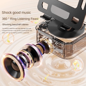 Mới Sáng Tạo <span class=keywords><strong>3</strong></span> Trong <span class=keywords><strong>1</strong></span> Phẳng Đứng Loa Đa-Chức Năng Phát Sóng Trực Tiếp Âm Thanh Điện Thoại Di Động Đứng Với Loa Và Ngân Hàng Điện - Product Image 3