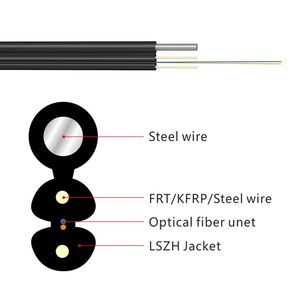 <span class=keywords><strong>Cable</strong></span> de <span class=keywords><strong>Fibra</strong></span> Óptica <span class=keywords><strong>Multimodo</strong></span> de 2 Núcleos para FTTH - Product Image 6