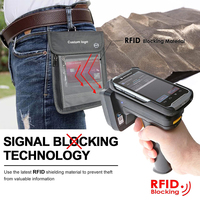 Porta Pasaportes con Bloqueo RFID, Bolsa de Cuello para Viaje, Cartera de Cuello para Mujeres y Hombres para Guardar Documentos y Dinero en Seguridad