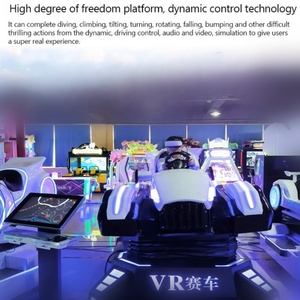 เครื่องเกมแข่งรถ 4DOF 3D 9D พร้อมพวงมาลัย G29 และขาตั้งสำหรับ PS4/Xbox รองรับการจำลองการขับขี่ - Product Image 4