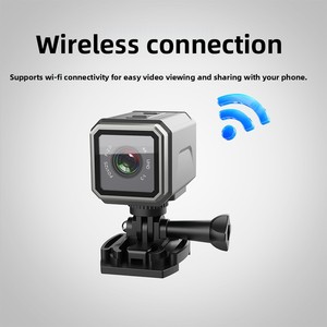 กล้องแอคชั่น S2 HD <span class=keywords><strong>4K</strong></span> ไร้สาย Wi-Fi กันน้ำสำหรับใช้งานกลางแจ้ง บันทึกภาพการปั่นจักรยานอเนกประสงค์ มุมกว้างพิเศษ พกพาสะดวก - Product Image 3