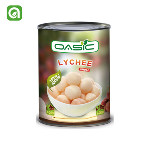 Lichi Enlatado de Alta Calidad, Fruta Entera, Marca OASIC y OEM Aceptada, Origen Shandong, 3 Años de Vida Útil, Conservación en Almíbar - Product Image 6