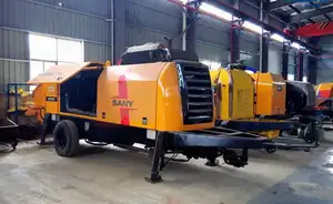 Cheap Concrete Pump Used Mini Stationary Cement Pumping Machinery For Sale