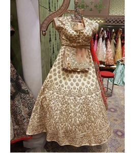 Lahenga choli-ropa de fiesta India, ropa de recepción de boda, bordado, trabajo, choli lehenga, blusa Dupatta, piedra, perla, trabajo, moda - Product Image 4