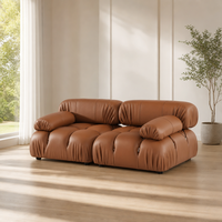 Canapé modulaire créatif style Mario Chameleon, en forme de pain, en tissu, pour salon moderne, mobilier de bureau