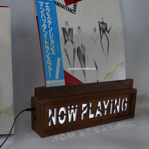Factory Direct Supply Hollow Wooden LED <strong>Record</strong> <strong>Display</strong> Stand <strong>Vinyl</strong> <strong>Record</strong> Wooden LED <strong>Record</strong> <strong>Display</strong> Stand LED Inside - Product Image 6