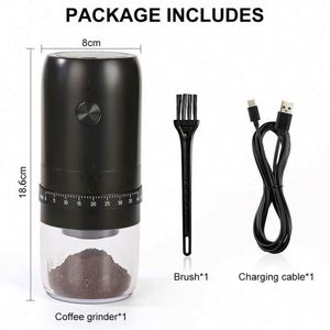 New Smart Usb Drip Cafe Electric <b>Coffee</b> Bean Externally Adjustable Grinder <b>Portable</b> Wireless <b>Coffee</b> <b>Maker</b> for Travel - Product Image 2