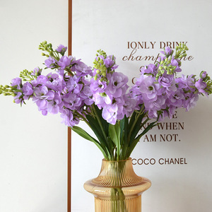 Fleurs artificielles en gros M-1066, Delphinium Ajacis violet de 52 cm, fleur à tige unique, fleur <span class=keywords><strong>violette</strong></span> pour <span class=keywords><strong>la</strong></span> décoration de table et de <span class=keywords><strong>la</strong></span> maison - Product Image 3