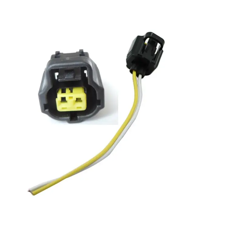 2สายไฟ Coolant Temperature Sensor ขั้วต่อปลั๊ก Repair Pigtail สายไฟสำหรับ Toyota RM1 I4 V6 158-0421