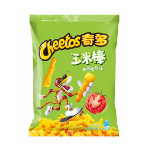 Chips de maïs Cheetos saveur steak <span class=keywords><strong>japonais</strong></span> 90g, aliments soufflés, bandes de maïs, prix de gros d'usine, collations exotiques - Product Image 2