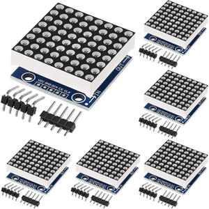 MAX7219 8x8 LED Dot Matrix Display Module 5V, MCU Control <b>DIY</b> <b>Kit</b>, For Arduino, Raspberry Pi & Microcontroller - Product Image 4