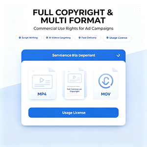 Servicio de Creación de Videos de Marketing Generados por IA, Anuncios Publicitarios en HD, Formato <span class=keywords><strong>MP4</strong></span> para Campañas de <span class=keywords><strong>Facebook</strong></span> y TikTok, Escritura de Scripts para el Público - Product Image 4