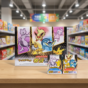Cartes à collectionner Pokemoned Golden Pog Ddakji Slap Cards 18 PCS, jeu de cartes coréen pour enfants, jouet de dessin animé, vente en gros pour distributeurs - Product Image 3