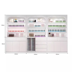 Estante de Pared para Esmaltes de Uñas, Exhibidor de Productos de Belleza, Mueble para Salón de Uñas, en Oferta - Product Image 6