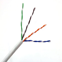 Câble réseau LAN extérieur double gaine 24AWG 0,5 mm en cuivre SFTP 2 paires 4 paires étanche Cat5
