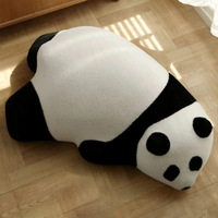 Canapé-lit pour enfants à une place, fauteuil inclinable en forme de panda géant, siège de détente amusant pour enfants, décoration d'intérieur