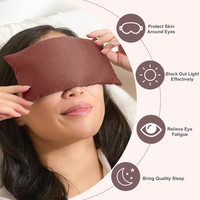 Nouvelle arrivée 100% oreiller pour les yeux en soie de mûrier rempli de matériaux naturels pour la relaxation des yeux masque de sommeil en soie