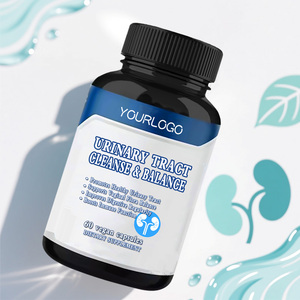 Kapsul Vegan Pembersih Detoks Saluran Kemih, Suplemen Pendukung Ginjal, Ekstrak Cranberry Organik, 60 Kapsul, Herbal untuk Dewasa - Product Image 3