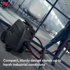 3M Xtract Portable Dust Extractor 9 Gallon Industrial Vacuum With Automatic Filter Clean <b>Top</b> <b>Loading</b> Corded Electric - Product Image 5