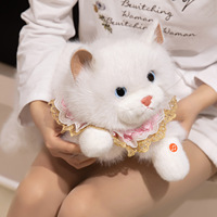 Peluches de chats simulés, jouets en peluche mignons en forme de chatons, cadeaux pour filles et jouets promotionnels