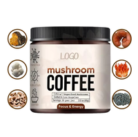 Mélange de café instantané en poudre aux champignons OEM/ODM, mélange de latte au café, Reishi et probiotiques pour adultes et femmes enceintes