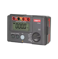 Comprobador Digital de Resistencia de Tierra UNI-T, Detector de Rayos y Pararrayos, Comprobador de Baja Resistencia UT522