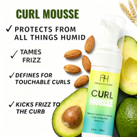 Mousse coiffante hydratante pour cheveux bouclés, mousse coiffante brillante hydratante pour hommes et femmes, OEM ODM